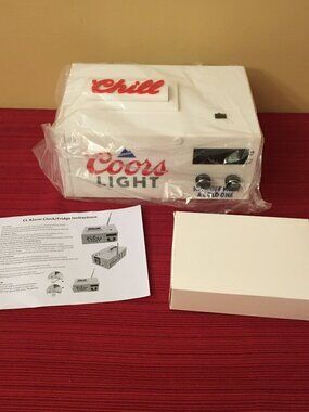 Coors Light Game Day Football Countdown Digital Clock / Beer Fridge